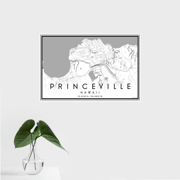 Princeville - Hawaii Classic Map Print