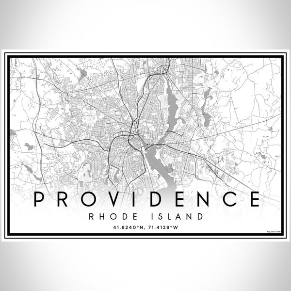 Providence - Rhode Island Classic Map Print