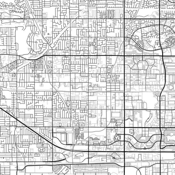 Rancho Cucamonga - California Classic Map Print
