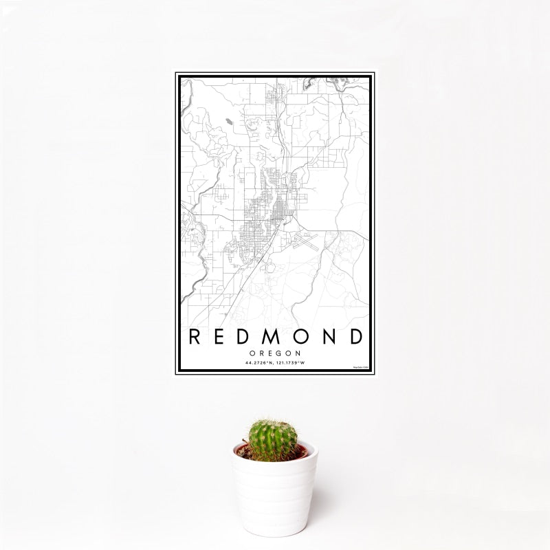 Redmond - Oregon Classic Map Print