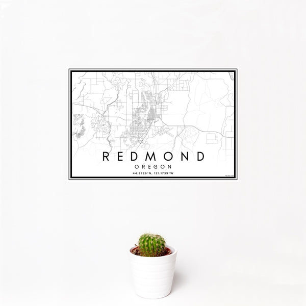 Redmond - Oregon Classic Map Print