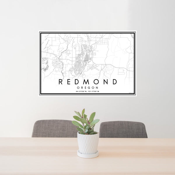 Redmond - Oregon Classic Map Print