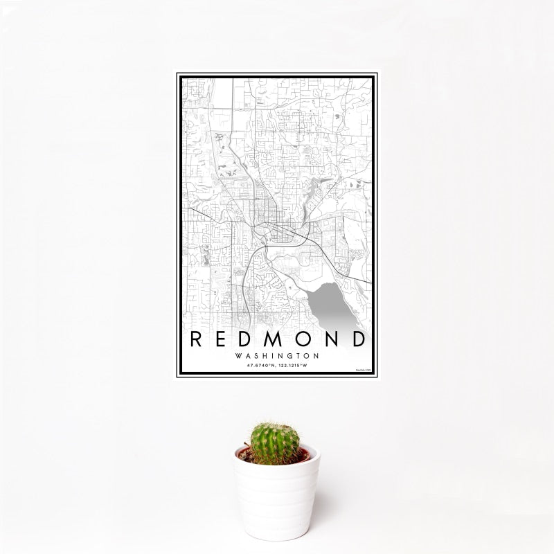 Redmond - Washington Classic Map Print
