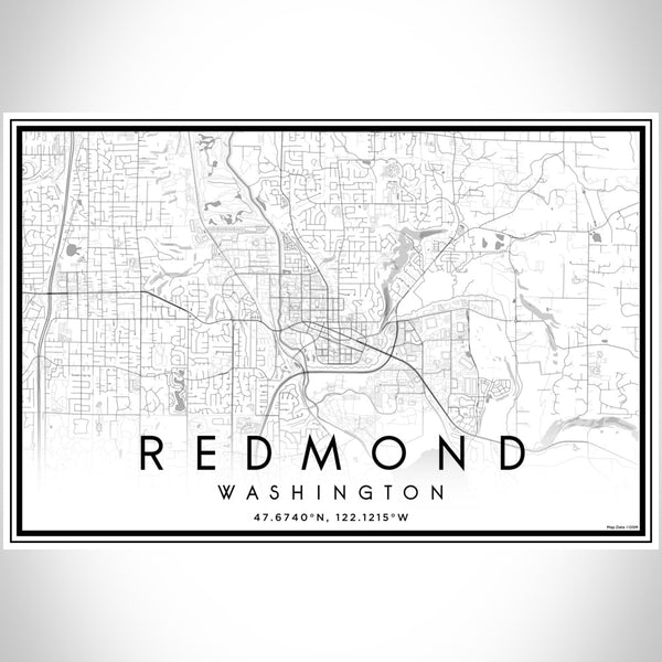 Redmond - Washington Classic Map Print