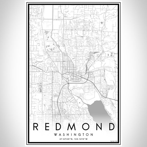Redmond - Washington Classic Map Print