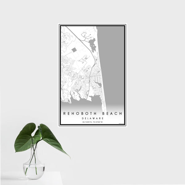 Rehoboth Beach - Delaware Classic Map Print