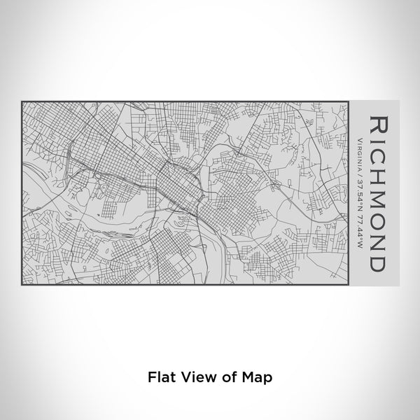 Richmond - Virginia Map Insulated Bottle