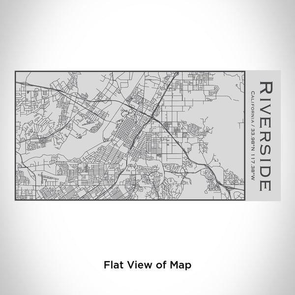 Riverside - California Map Insulated Bottle