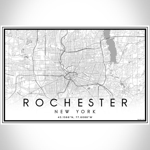 Rochester - New York Classic Map Print
