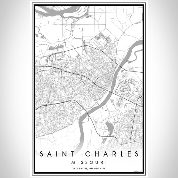 Saint Charles - Missouri Classic Map Print