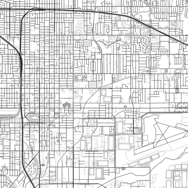 San Bernardino - California Classic Map Print