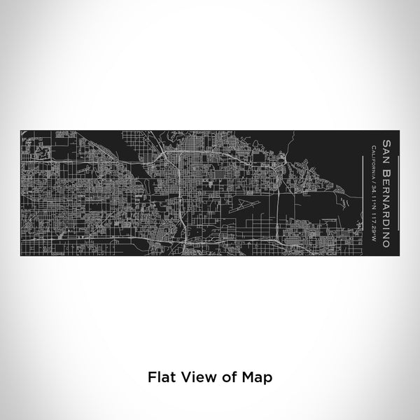 San Bernardino - California Map Insulated Cup in Matte Black