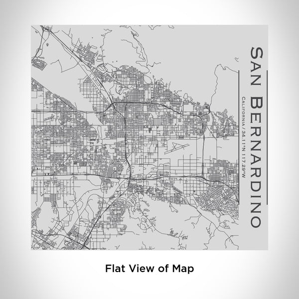 San Bernardino - California Map Tumbler