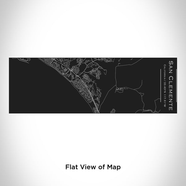 San Clemente - California Map Insulated Cup in Matte Black