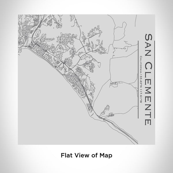 San Clemente - California Map Tumbler