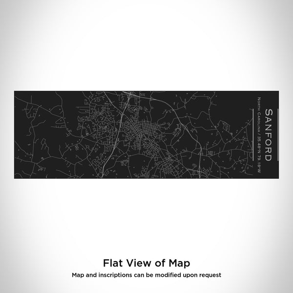 Sanford - North Carolina Map Insulated Cup in Matte Black