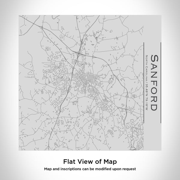 Sanford - North Carolina Map Tumbler