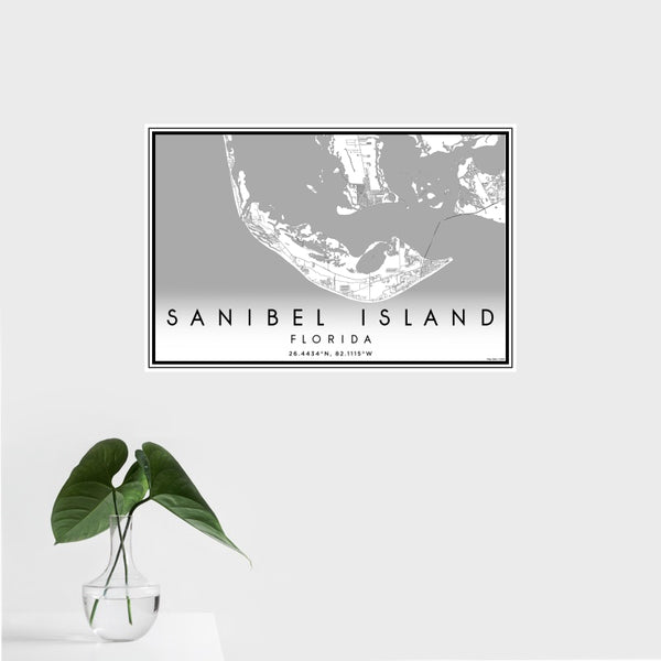 Sanibel Island - Florida Classic Map Print