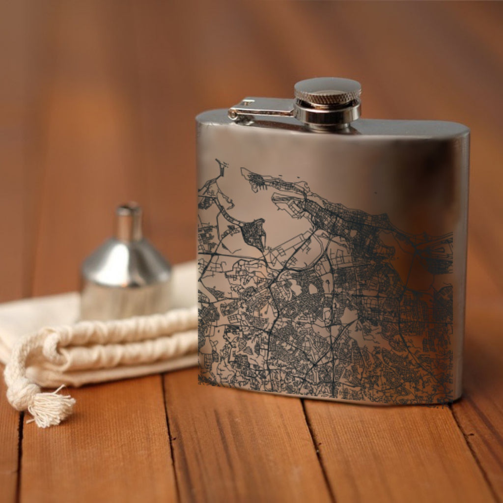 San Juan Puerto Rico Custom Engraved City Map Inscription Coordinates on undefined