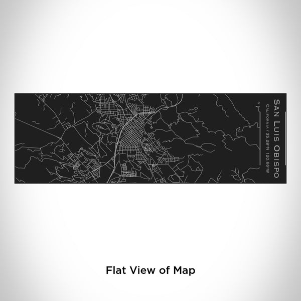 San Luis Obispo - California Map Insulated Cup in Matte Black