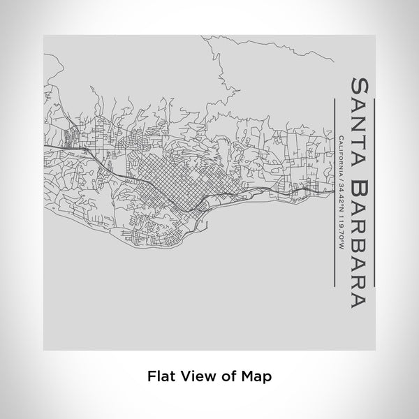 Santa Barbara - California Map Tumbler