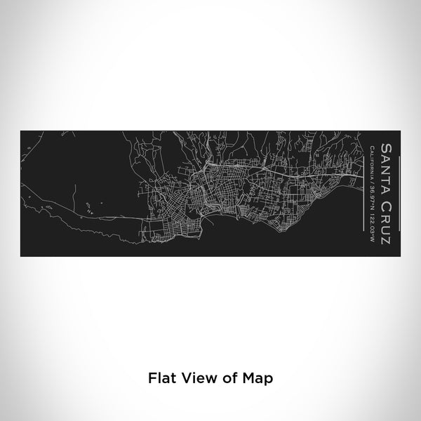 Santa Cruz - California Map Insulated Cup in Matte Black