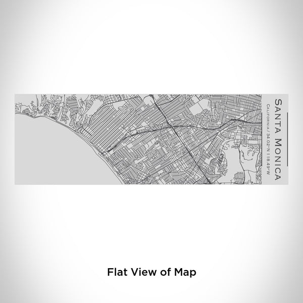 Santa Monica - California Map Insulated Cup