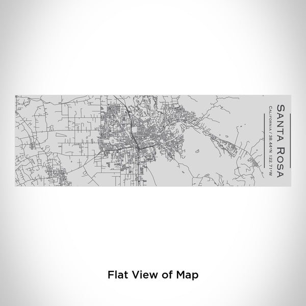 Santa Rosa - California Map Insulated Cup