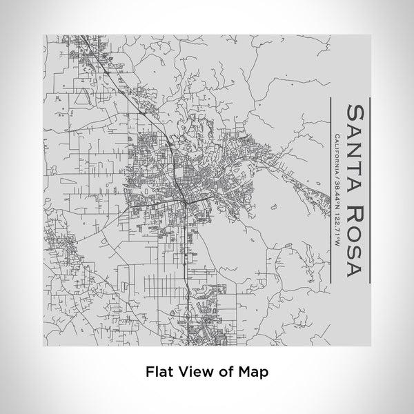 Santa Rosa - California Map Tumbler