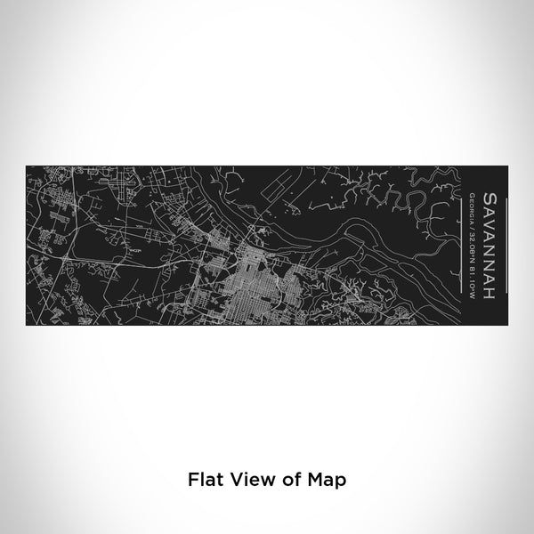 Savannah - Georgia Map Insulated Cup in Matte Black