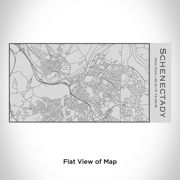 Schenectady - New York Map Insulated Bottle