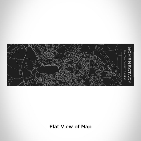 Schenectady - New York Map Insulated Cup in Matte Black