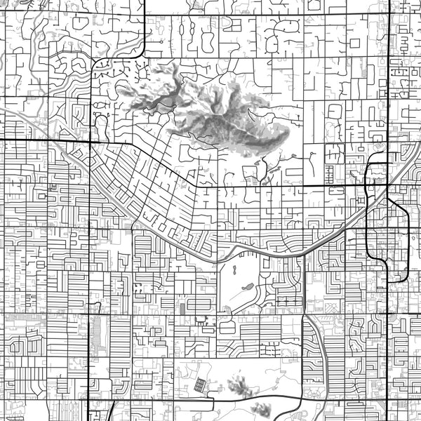 Scottsdale - Arizona Classic Map Print