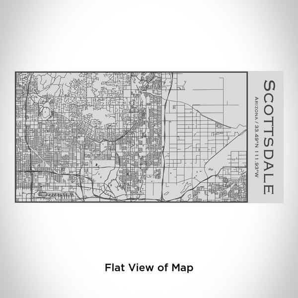 Scottsdale - Arizona Map Insulated Bottle