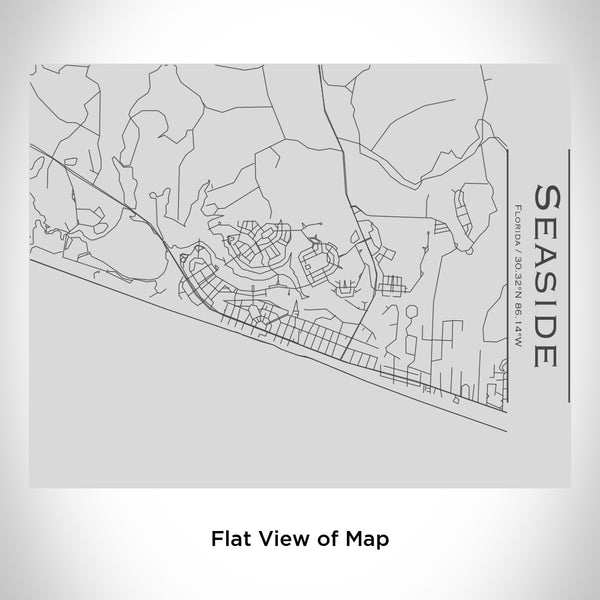 Seaside - Florida Map Bottle with Bamboo Top