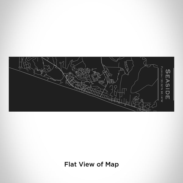 Seaside - Florida Map Insulated Cup in Matte Black