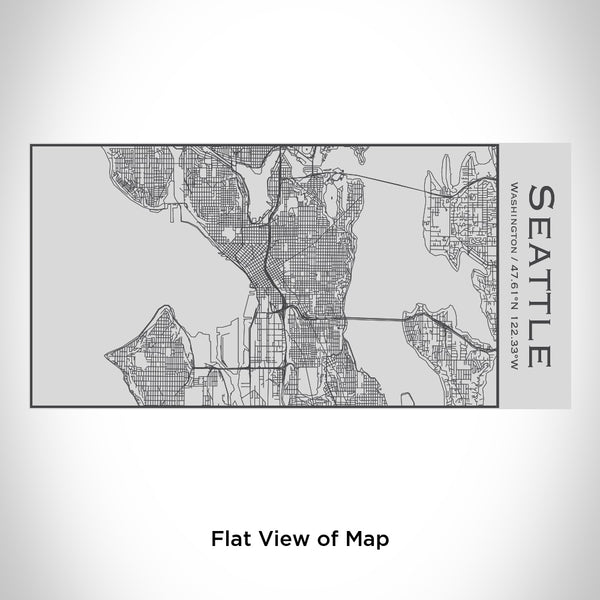 Seattle - Washington Map Insulated Bottle
