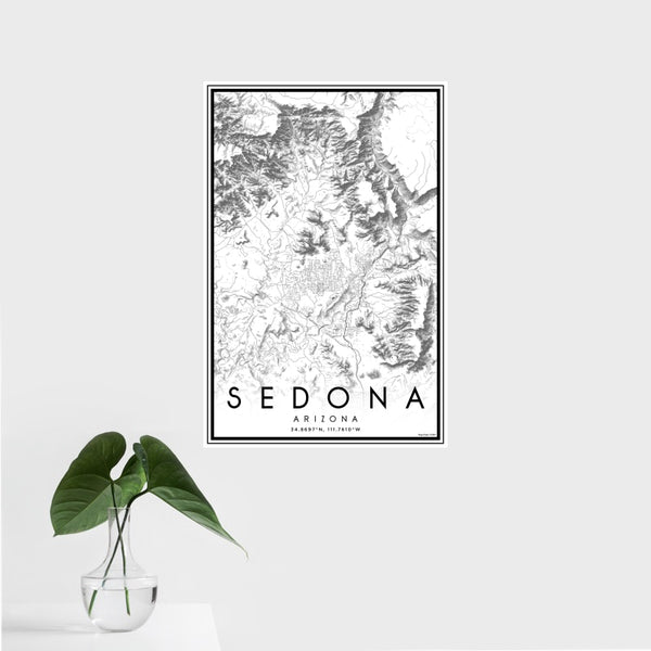 Sedona - Arizona Classic Map Print