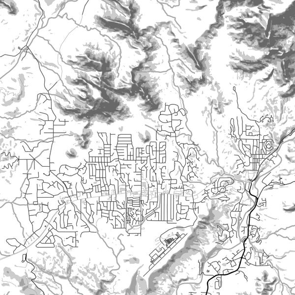 Sedona - Arizona Classic Map Print