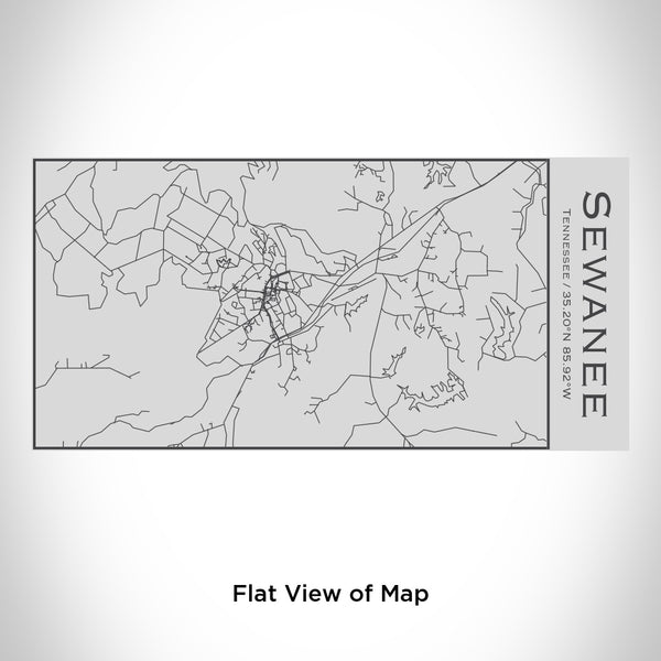 Sewanee - Tennessee Map Insulated Bottle