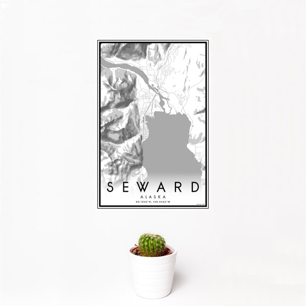 Seward - Alaska Classic Map Print