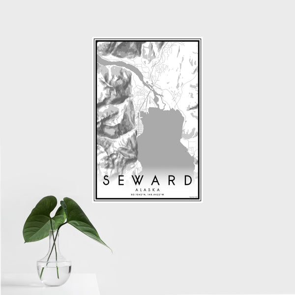 Seward - Alaska Classic Map Print