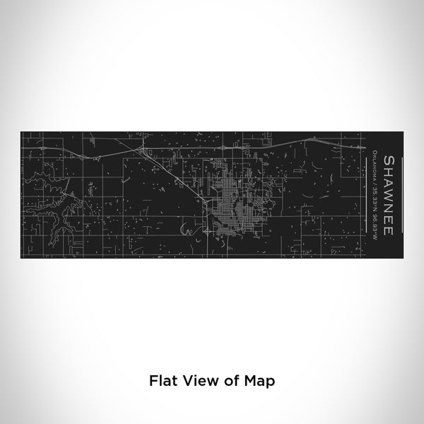 Shawnee - Oklahoma Map Insulated Cup in Matte Black