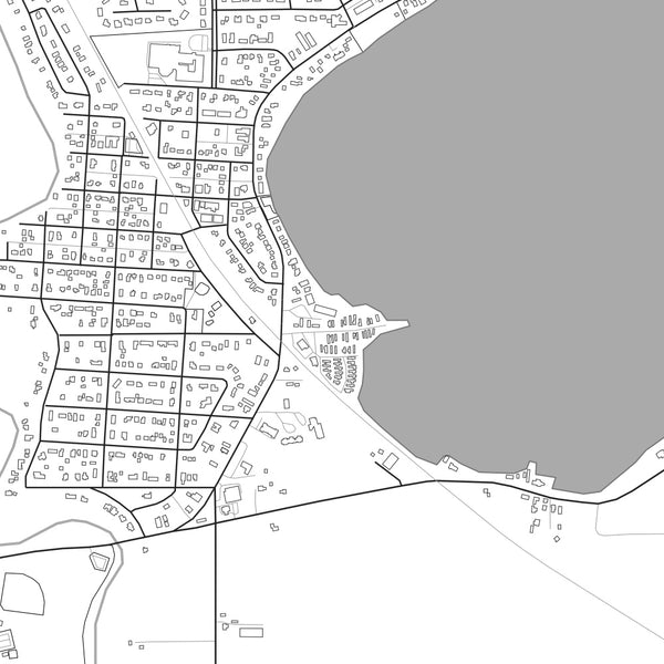 Silver Lake - Wisconsin Classic Map Print