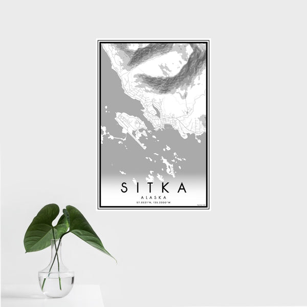 Sitka - Alaska Classic Map Print