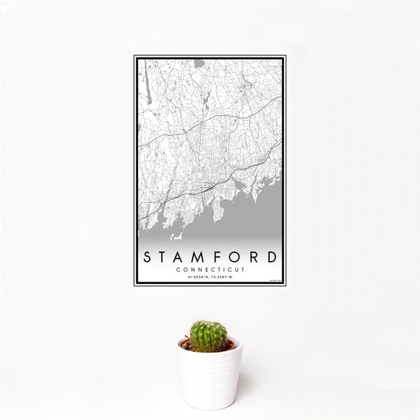 Stamford - Connecticut Classic Map Print