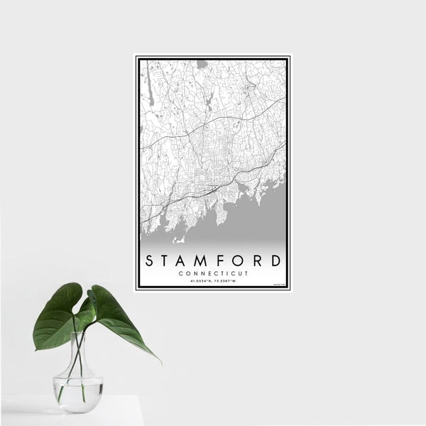 Stamford - Connecticut Classic Map Print