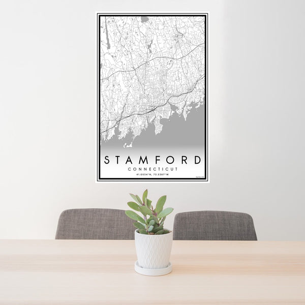Stamford - Connecticut Classic Map Print