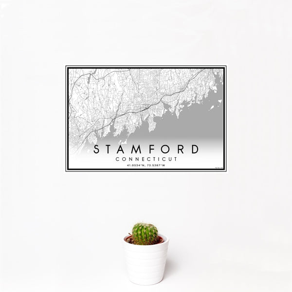 Stamford - Connecticut Classic Map Print