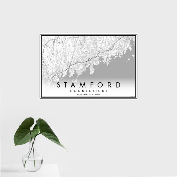 Stamford - Connecticut Classic Map Print